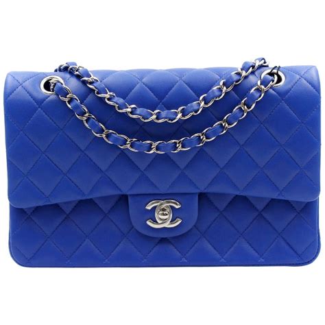 chanel royal blue purse|small chanel purses.